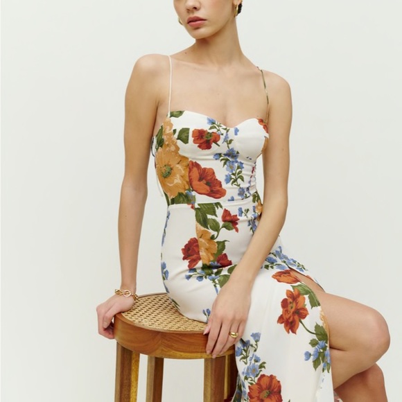 NWOT❤️ Reformation Juliette Dress Formosa - Picture 6 of 10